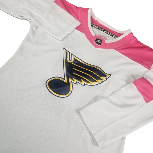 adidas Tops - Jaden Schwartz Adidas Shirt Womens  XXL Pink St. Louis Blues 17 NHL‎ Hockey